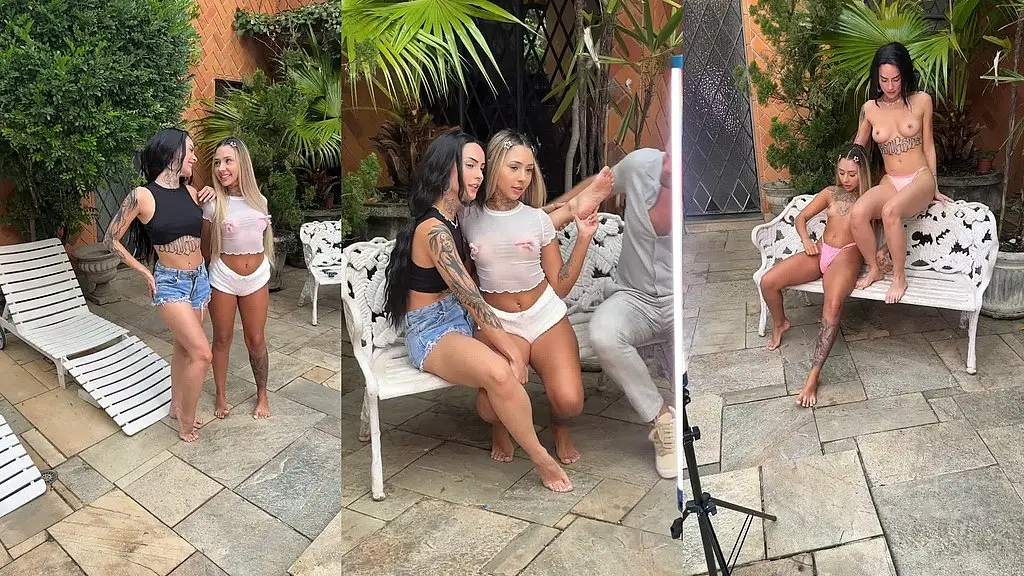 behind the scenes of naked photoshoot in brazil