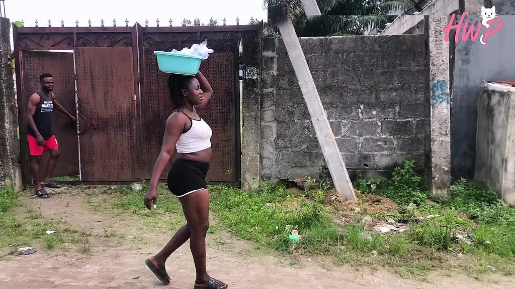 horny idle boy and the sexy pure water seller ( best african porn movie)