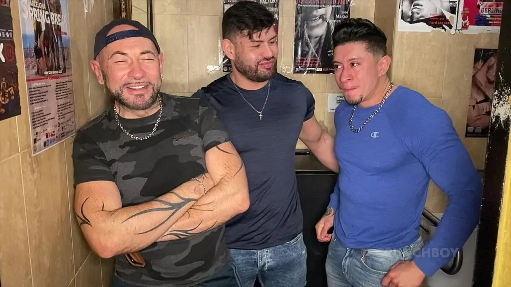 raw sex in backroom in public cruising club in madrid