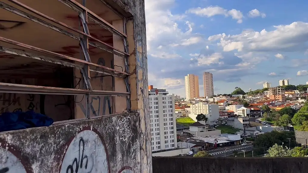 azotea de un edificio abandonado