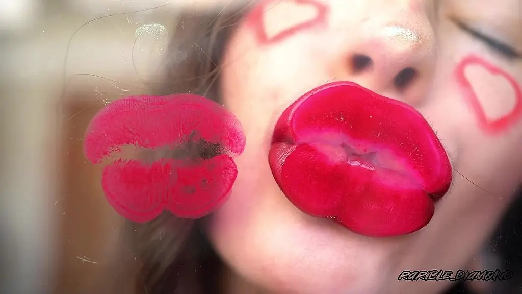 valentine sins glossy lips, filthy marks