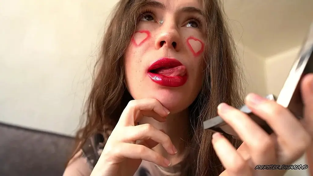cute camgirl intense wet sneezes pov in your face