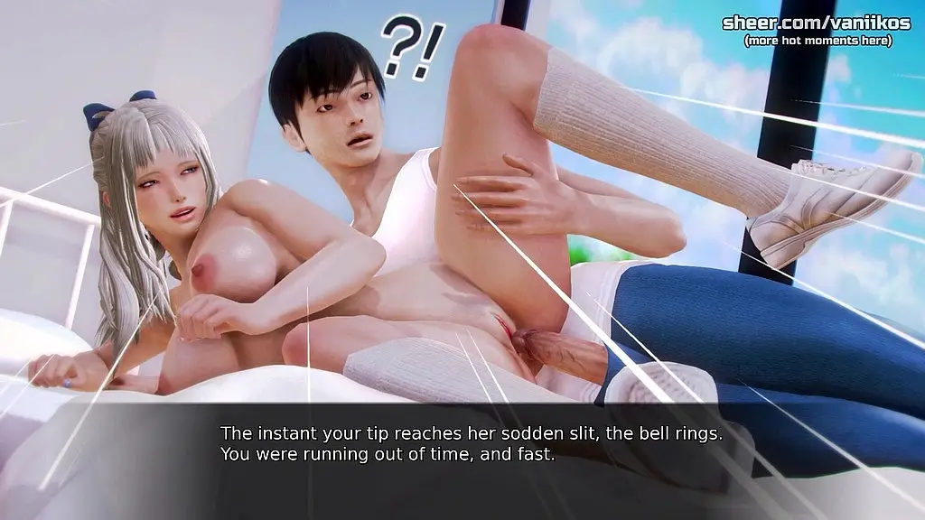 waifu academy - beautiful busty virgin 18yo japanese teen gets her tight little pussy deflowered in the college infirmary. she got caught! - my sexiest gameplay moments - part #18