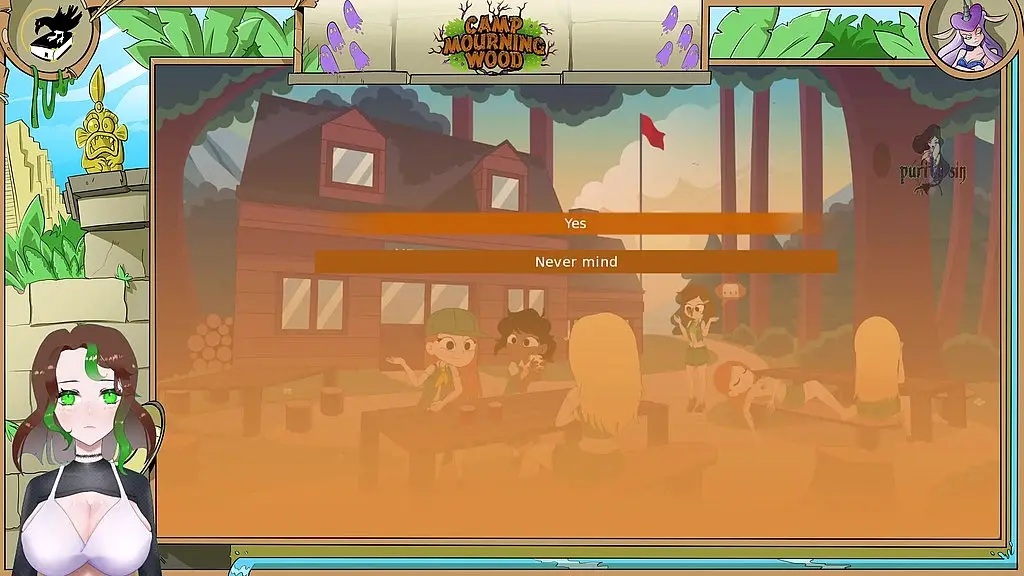 camp mourning wood part 9 lesbians licking