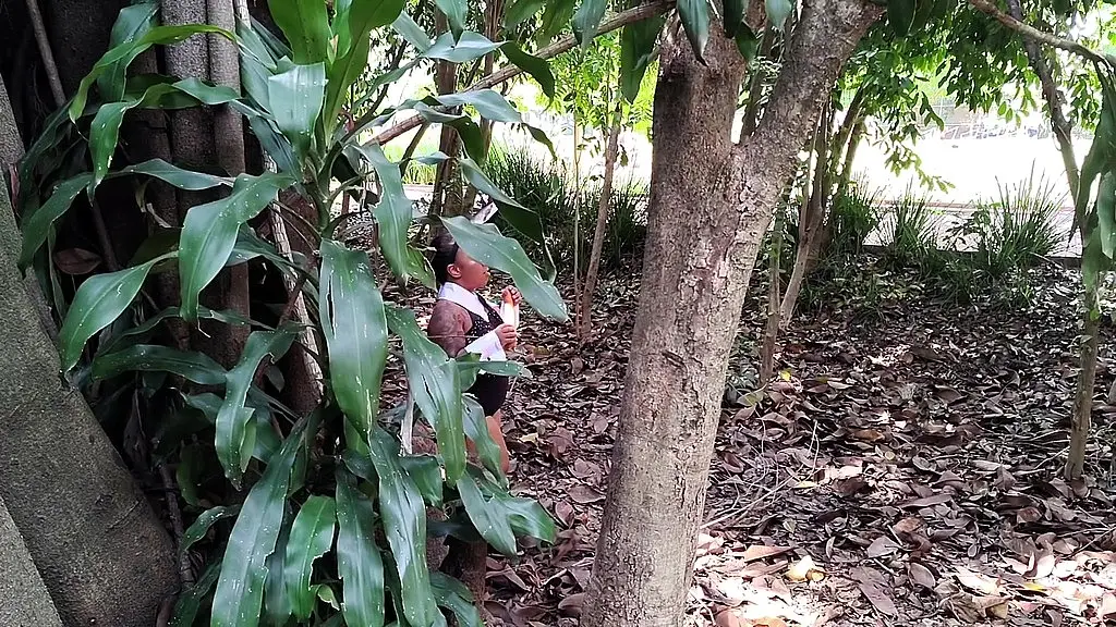 pascoa em publico na natureza - coelhinha safada levou a cenoura pediu para. montavani colocar no cu tiff