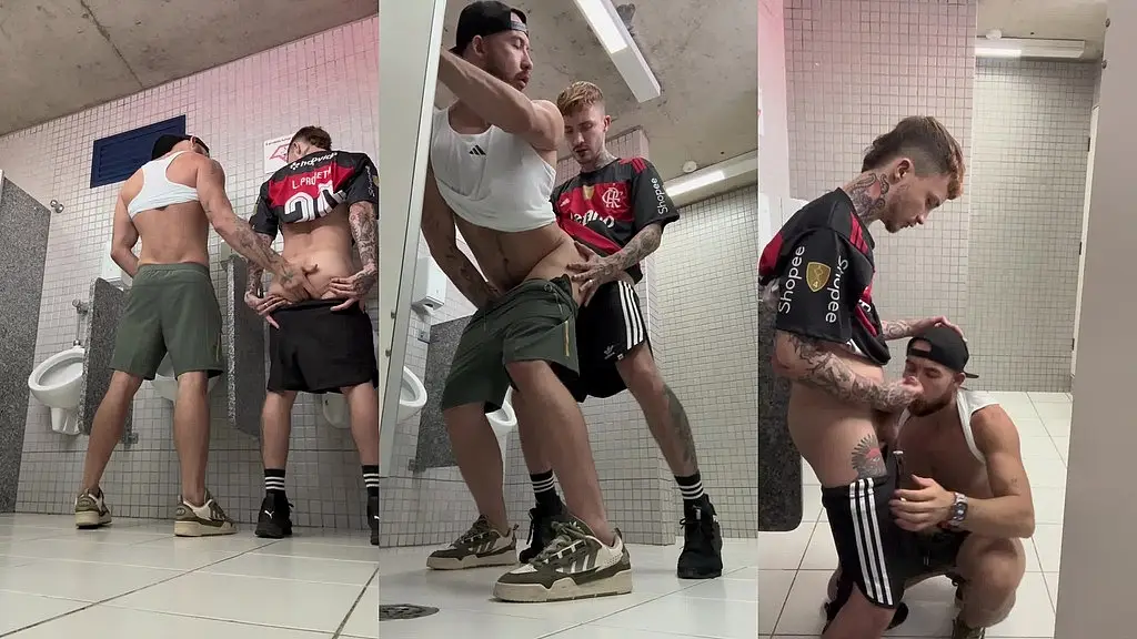 gym bathroom hookup almost went wrong