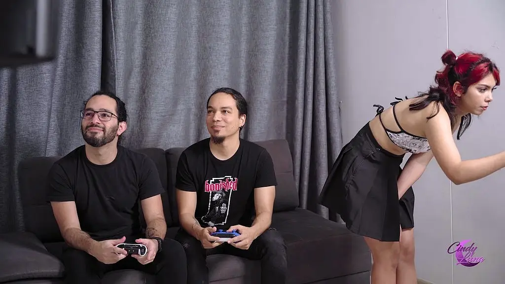 i got caught cheating on my boyfriend with his best friend and he loved it. cindy luna petite-axl rey-william vega