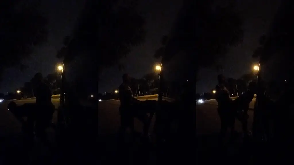 street sex with black man