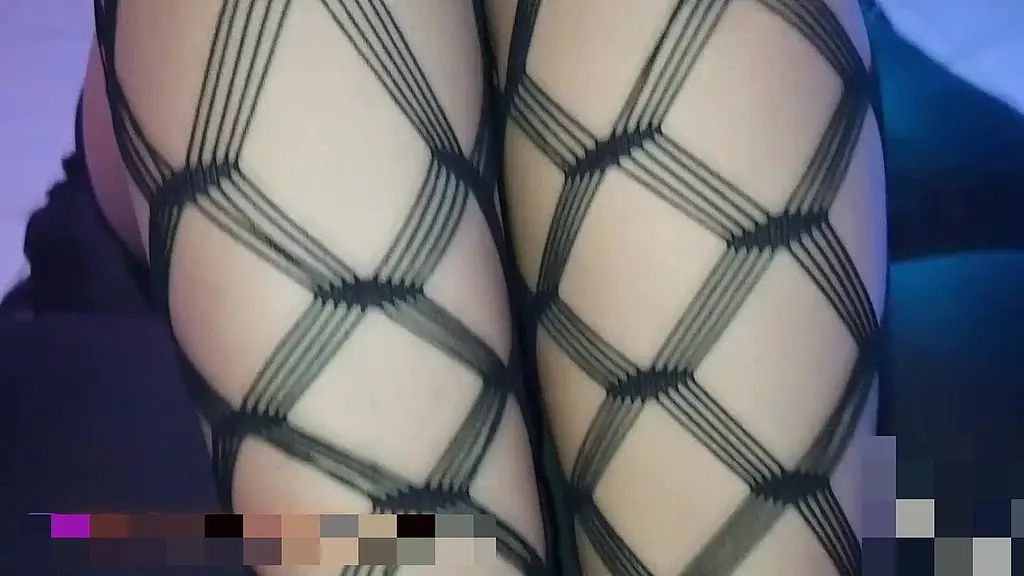 asmr. foot fetish and sound fetish. lingerie and stockings on a complacent and very smiling girl