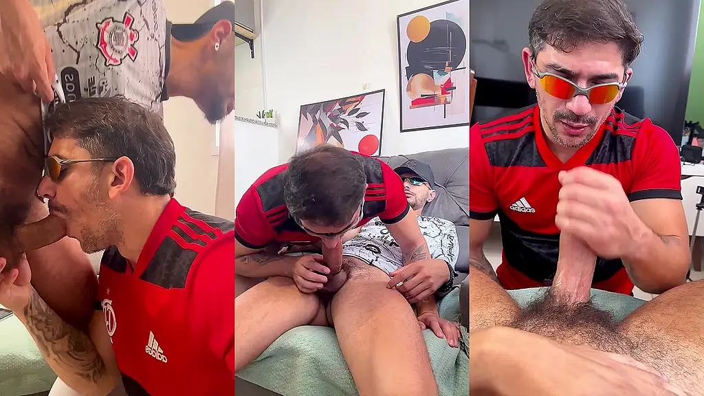 flamenguista filho da puta tomou leite de corinthiano direto da fonte - foda completa