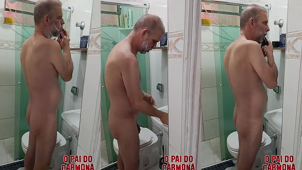 sr carmona fazendo a barba peladao