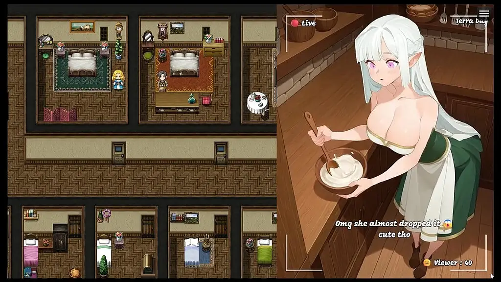 ntr tales the elf next stream [ cuckold hentai game ] ep.1 morning wood handjob !