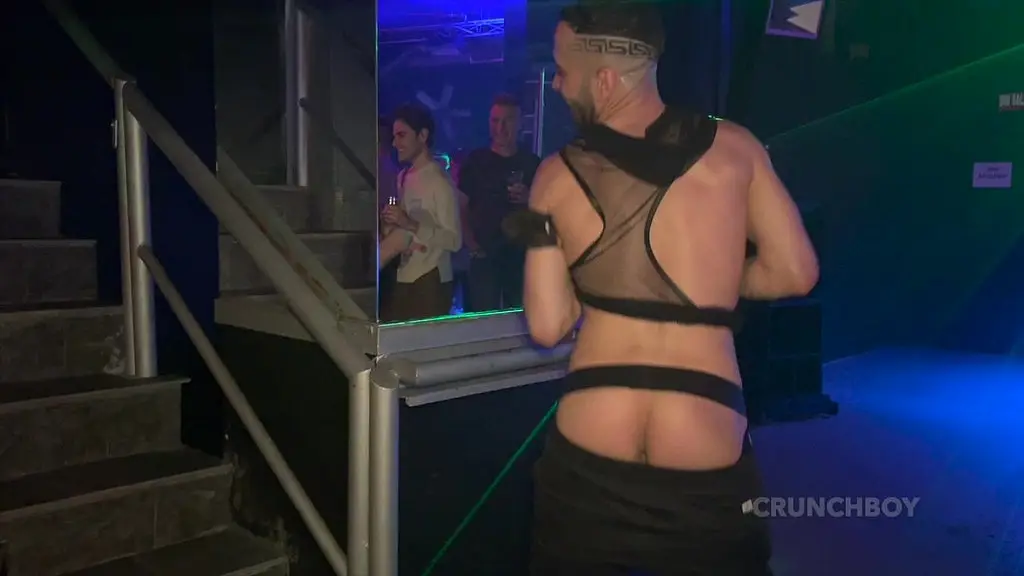 amazing exihb sex in public dance floor