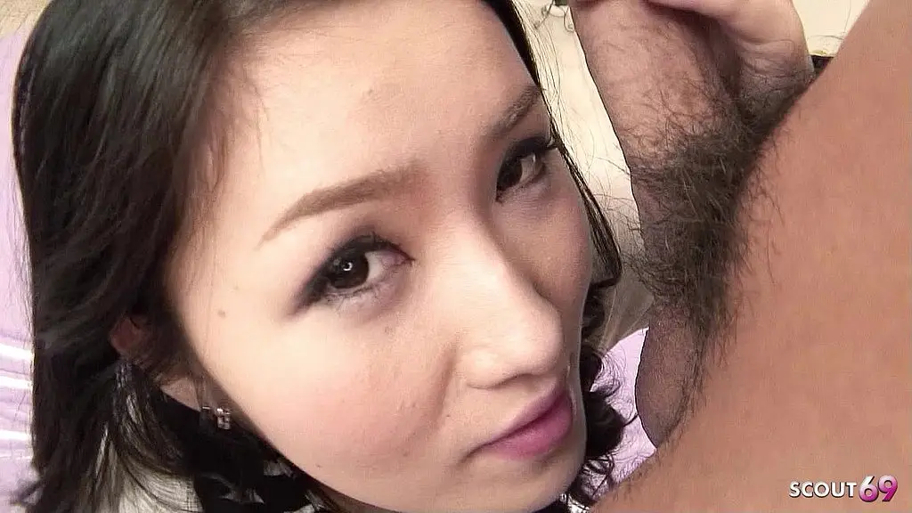 japanese girl with saggy tits and round ass pick up for first uncensored jav creampie casting sex