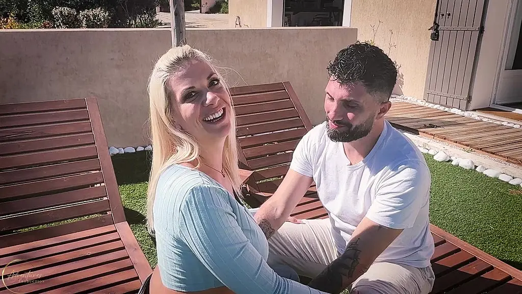 hard anal sex and anal creampie for a busty blonde