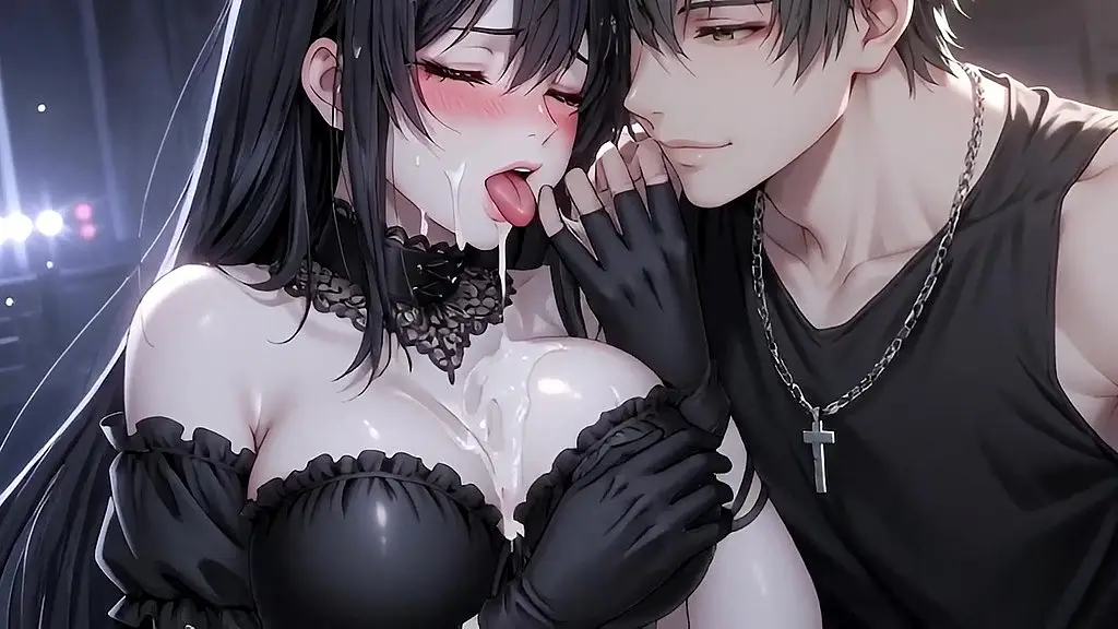 demure gothic girl with rock star - full movie 1 hentai
