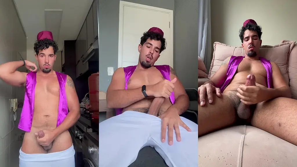 aladdin gostoso batendo uma ate gozar