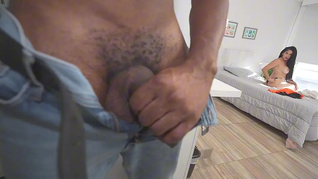 caught spying: seducing my step sons best friend for a massive bbc interracial fuck