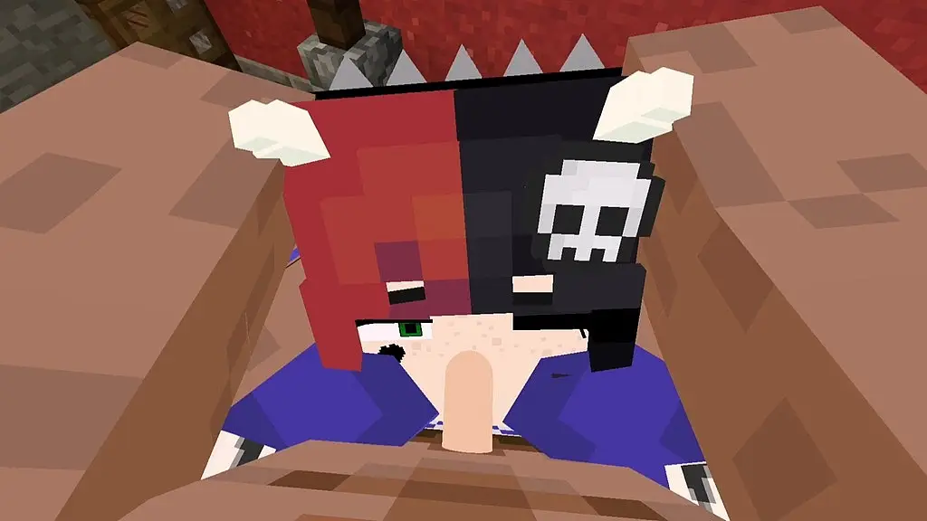 minecraft jenny mod fapcraft - ellie, a goth dommy mommy with a cow bikini and tasty milkers