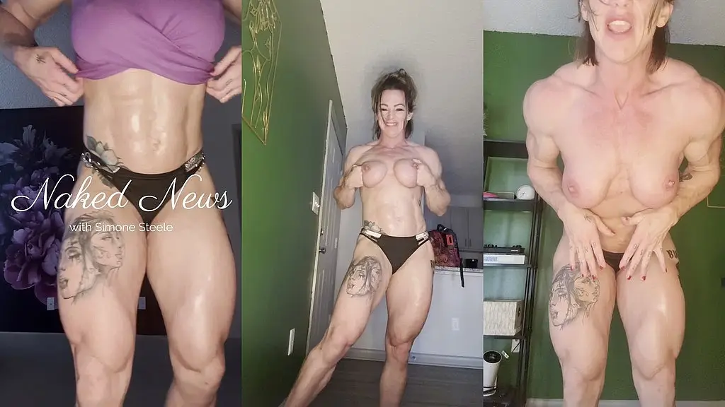 naked news with simone steele part one