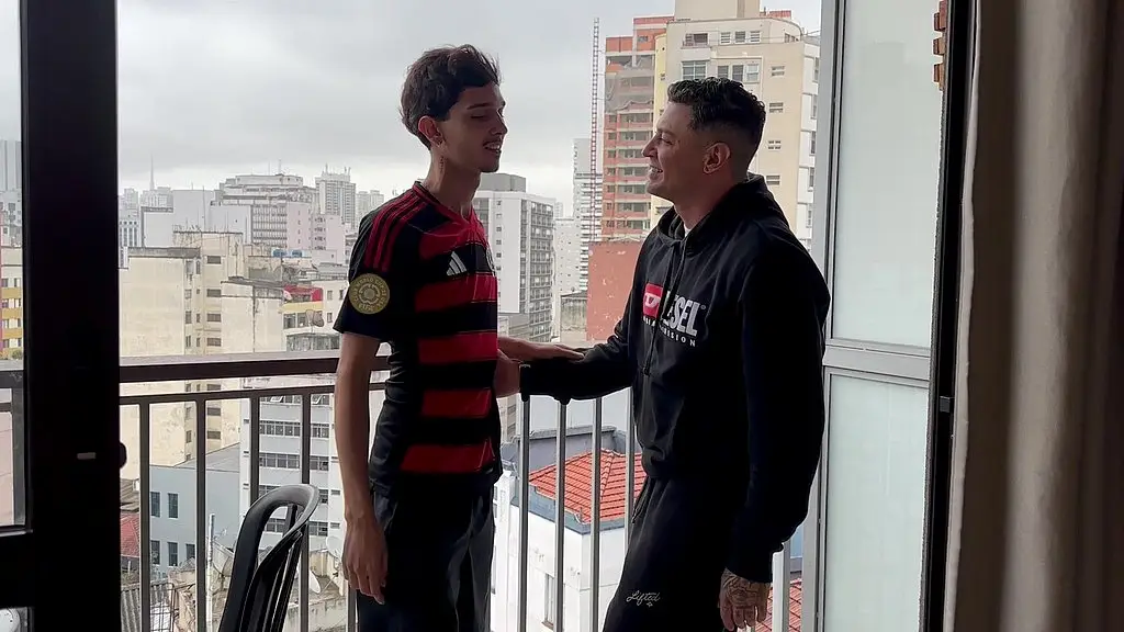 depois da academia ganhei uma massagem