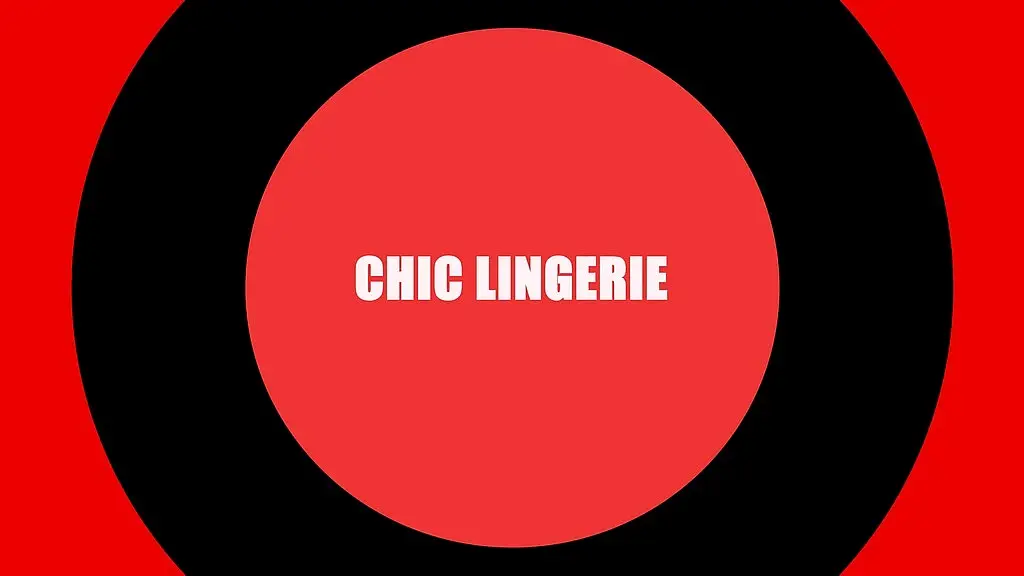 chic lingerie