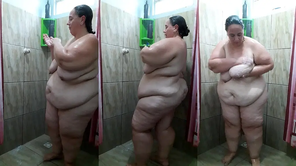 taking a shower, washing my hair, and shaving.