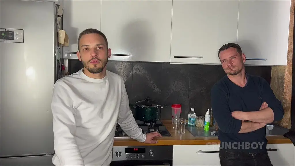 gay fucked bareback by french straight boy curious and discret