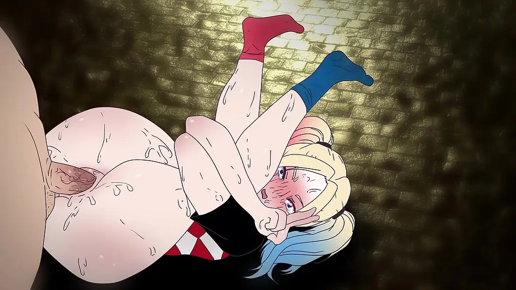 harley quinn fucks with the clown joker ! anime hentai 2d ( cartoon - porn )