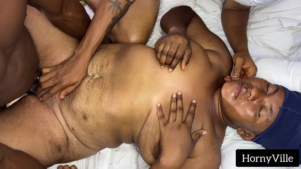 bbw getting shared and fucked by two horny bros