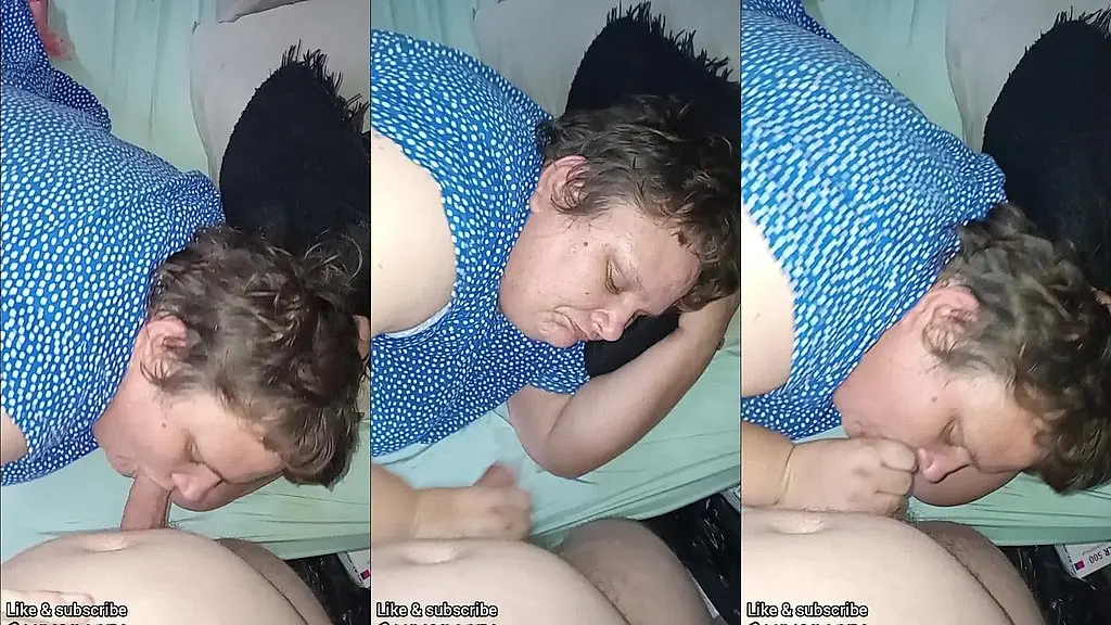 stepmom gives step son best blowjob & handjob
