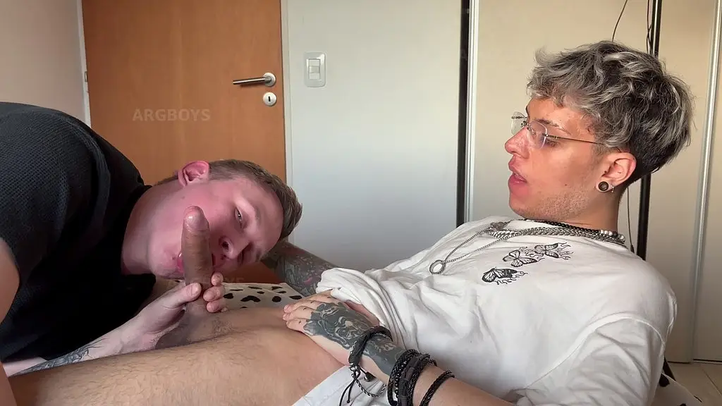 big argentinian cock fucks my mouth