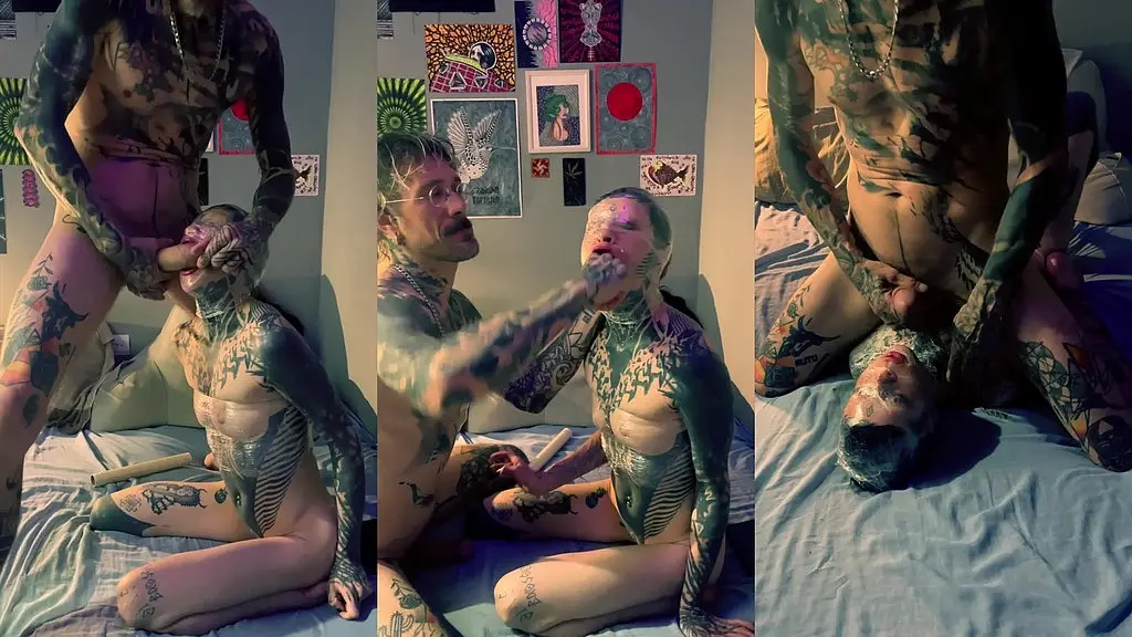daddy’s human doll: wrapped, punished, and deepthroated