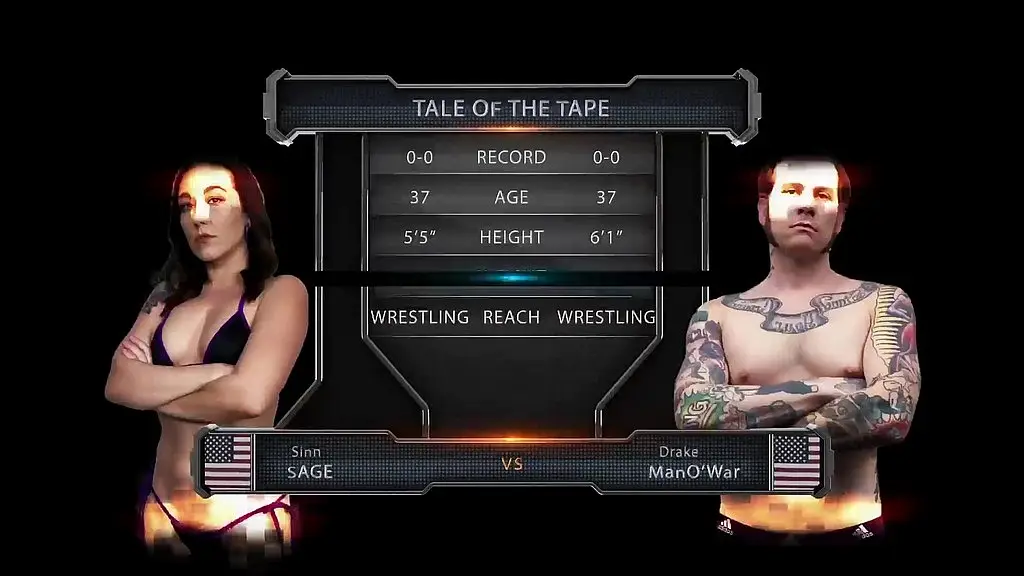 sinn sage vs drake man o war home edition mixed wrestling