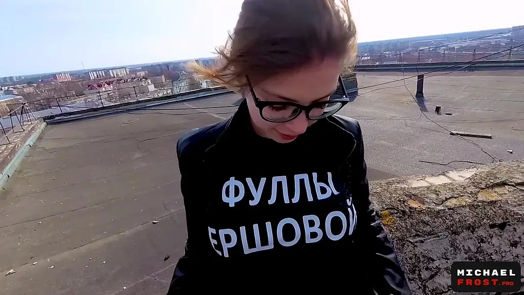 outdoor public sex on the roof of a high-rise building - pov by mihanika69 and michaelfrost
