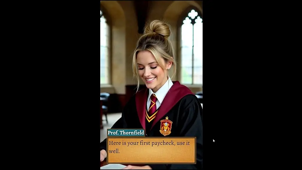 hogwarts harem [ parody hentai game ] ep.1 professor rough spanking !