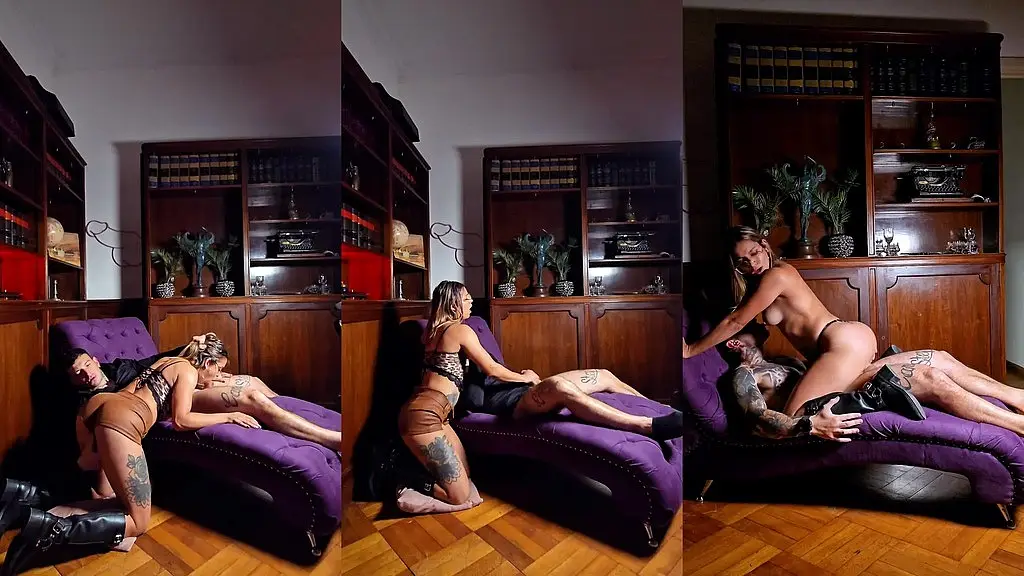 fiery psychologist cures me with deep throat, in cuatro and cavalcade