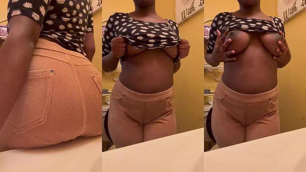 perfect blonde ebony teasing