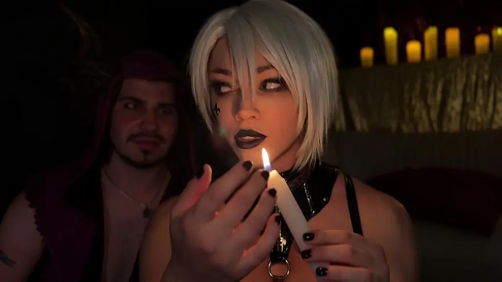 space marine nun goes lustful with slaanesh demon