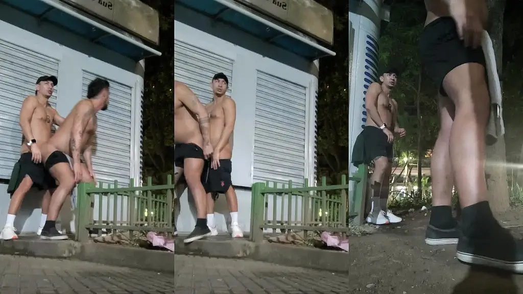 flagrados na rua fudendo