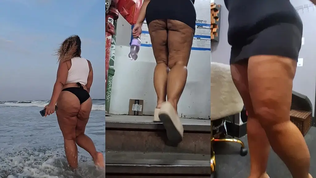beach thong - mini skirt - leg tease - bbw - puerto rican woman - erotica - sensual - fantasy