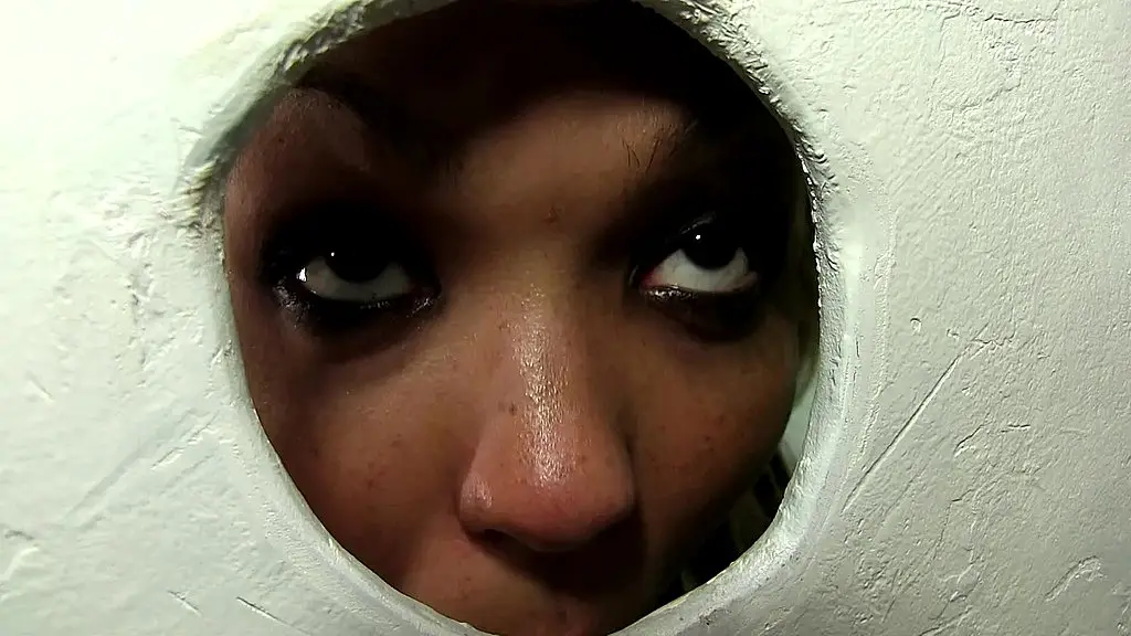mercedes santos swallows cum from jerry kovak gloryhole blowjob