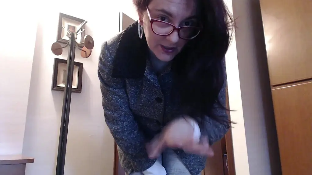 evil stepmom roleplay: nicoletta catches you with her slippers & takes total control