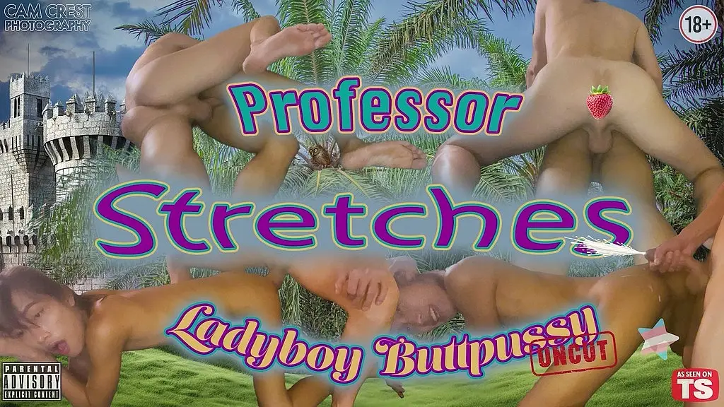 professor stretches ladyboy buttpussy