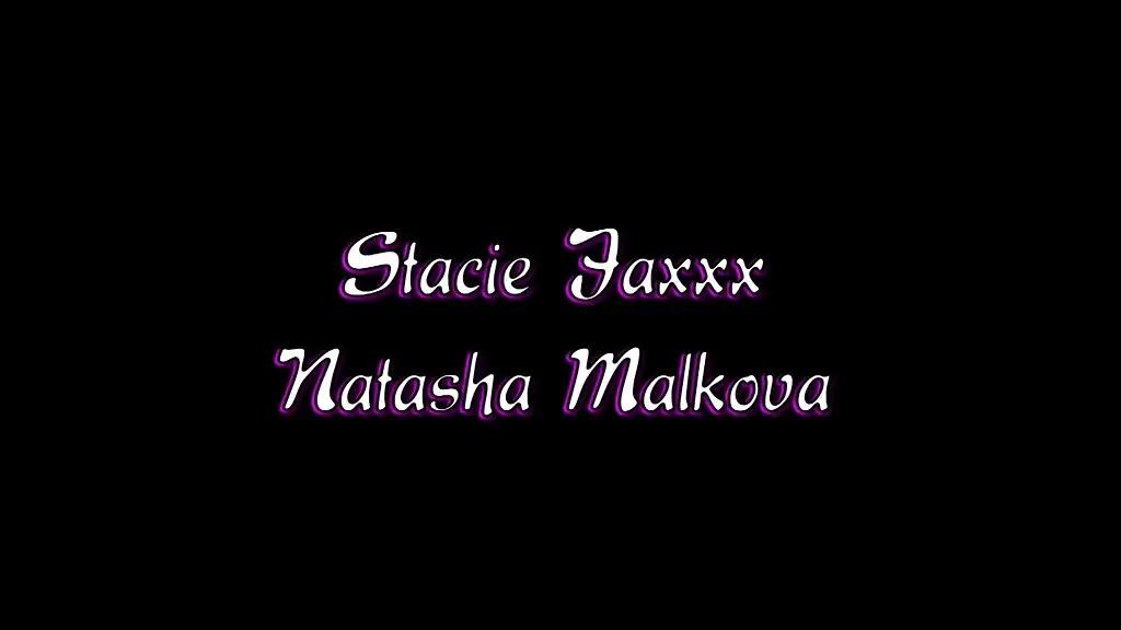 natasha malkova fingers stacie jaxxx in lingerie