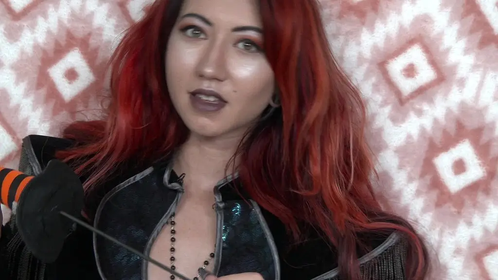 asian babe kerr says trick or treat smell my feet