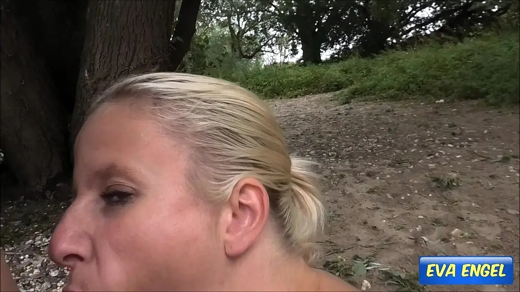 eva engel: outdoor bareback fuck with stranger
