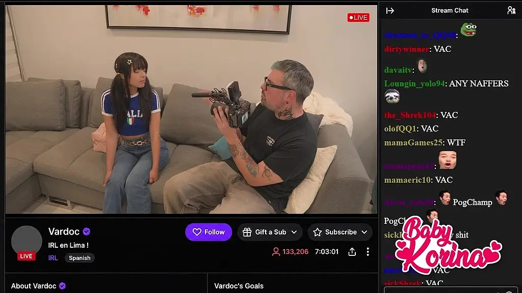 follando con el streamer chileno vardoc en vivo irl