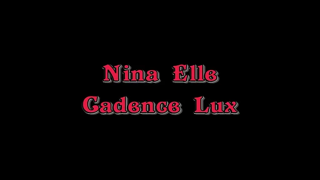 nina elle teaches cadence lux lesbian ass eating