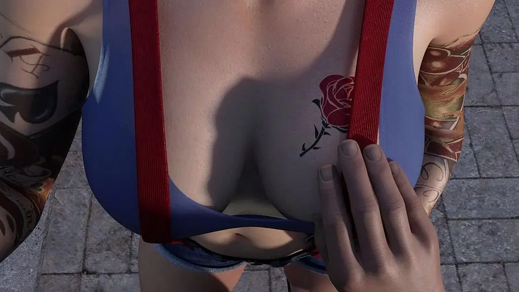 lancaster boarding house 5 - eve grabs ryan’s dick and asks him to feel her boobs